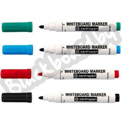 Маркеры Centropen White Board Marker, комплект, 4 шт