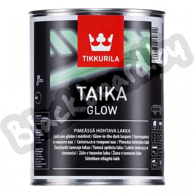 Tikkurila Taika Glow – Светящаяся в темноте, флуоресцентная краска (лак), 0.333 литра, Финляндия